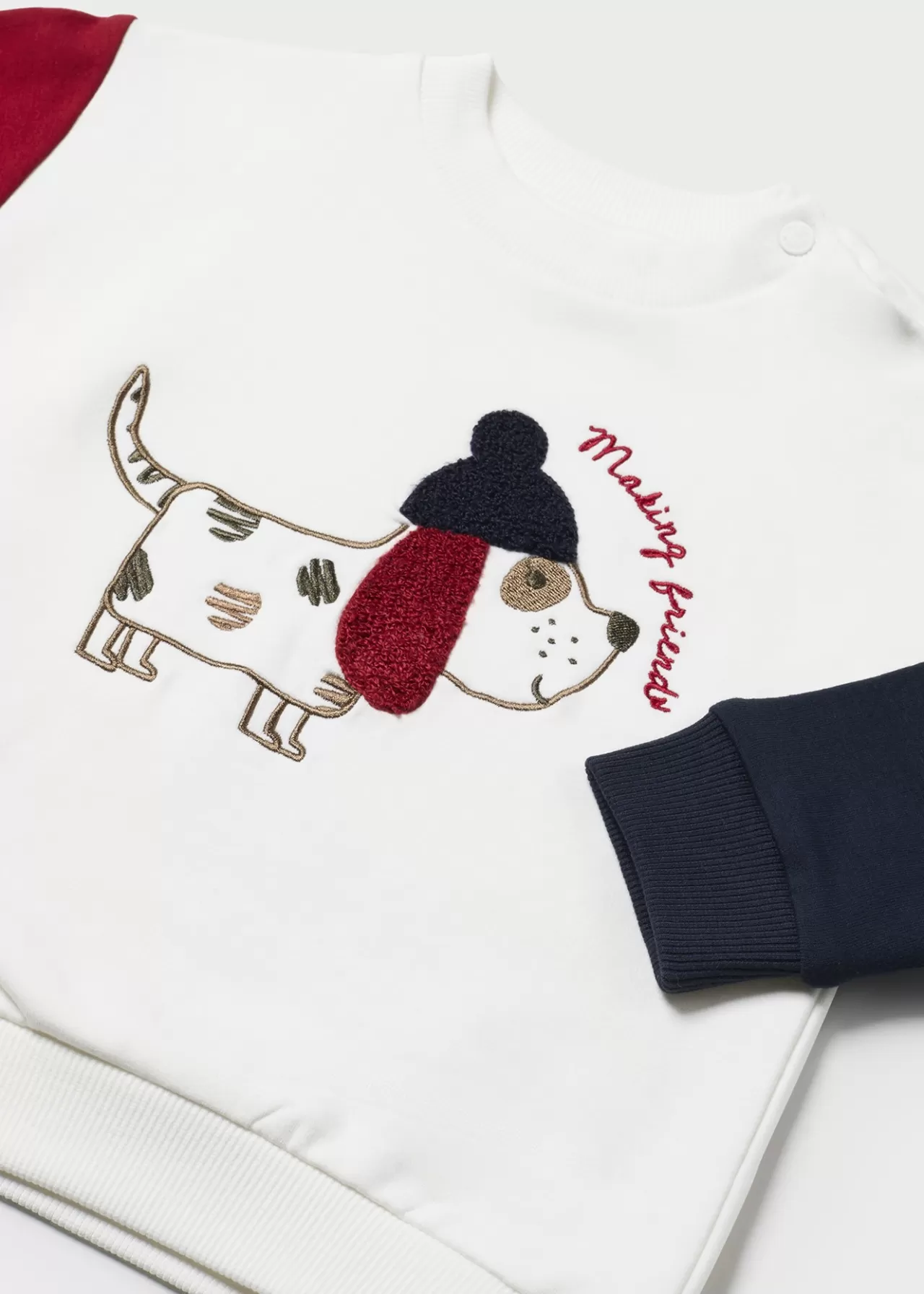 Hot Mayoral Bluza łączona dla niemowlęcia Śmietankowy