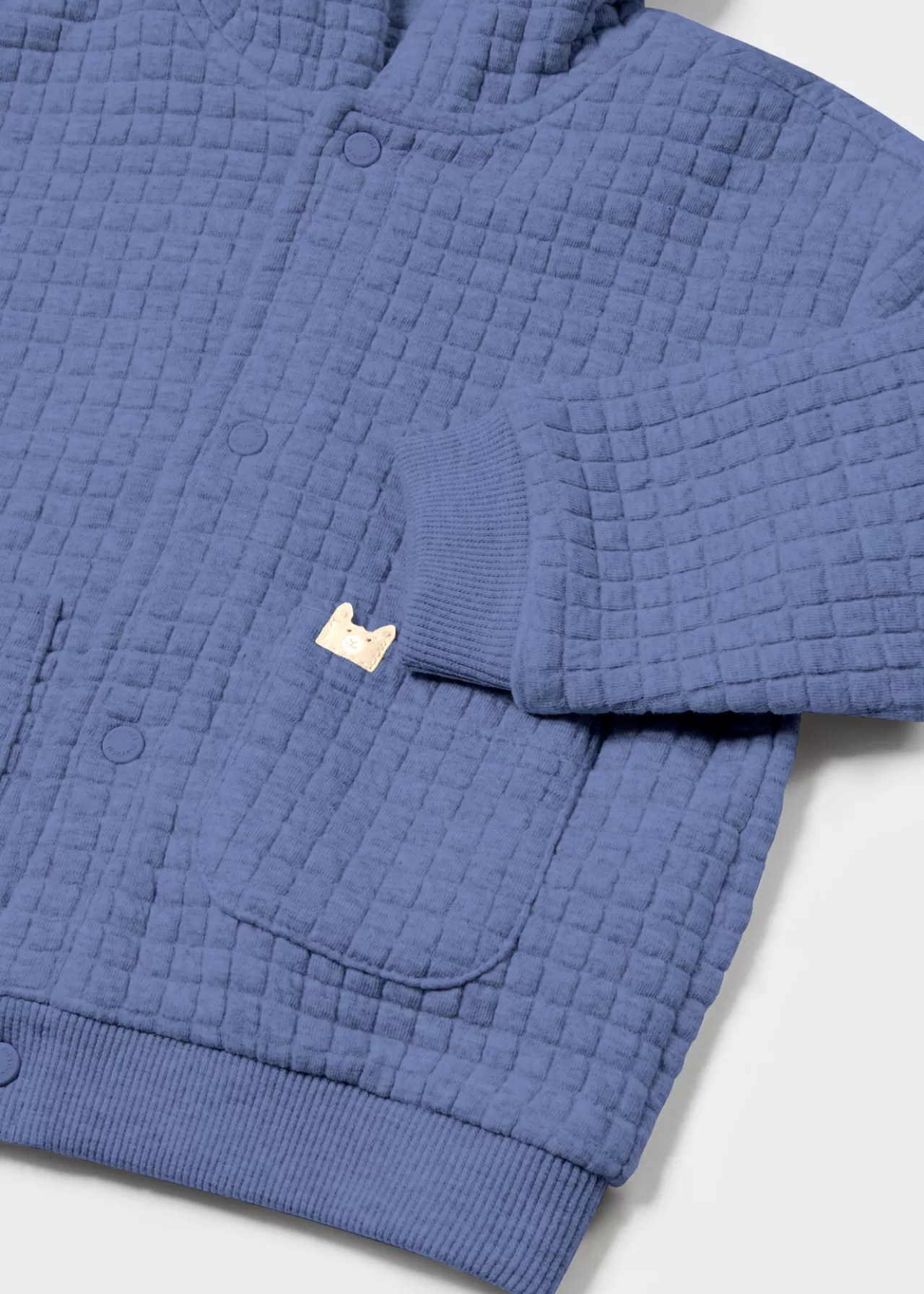 Outlet Mayoral Bluza niemowlęca z kapturem stal