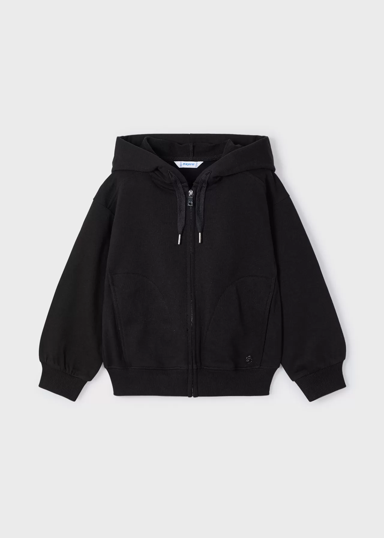 Discount Mayoral Bluza z kapturem dla dziewczynki Czarny