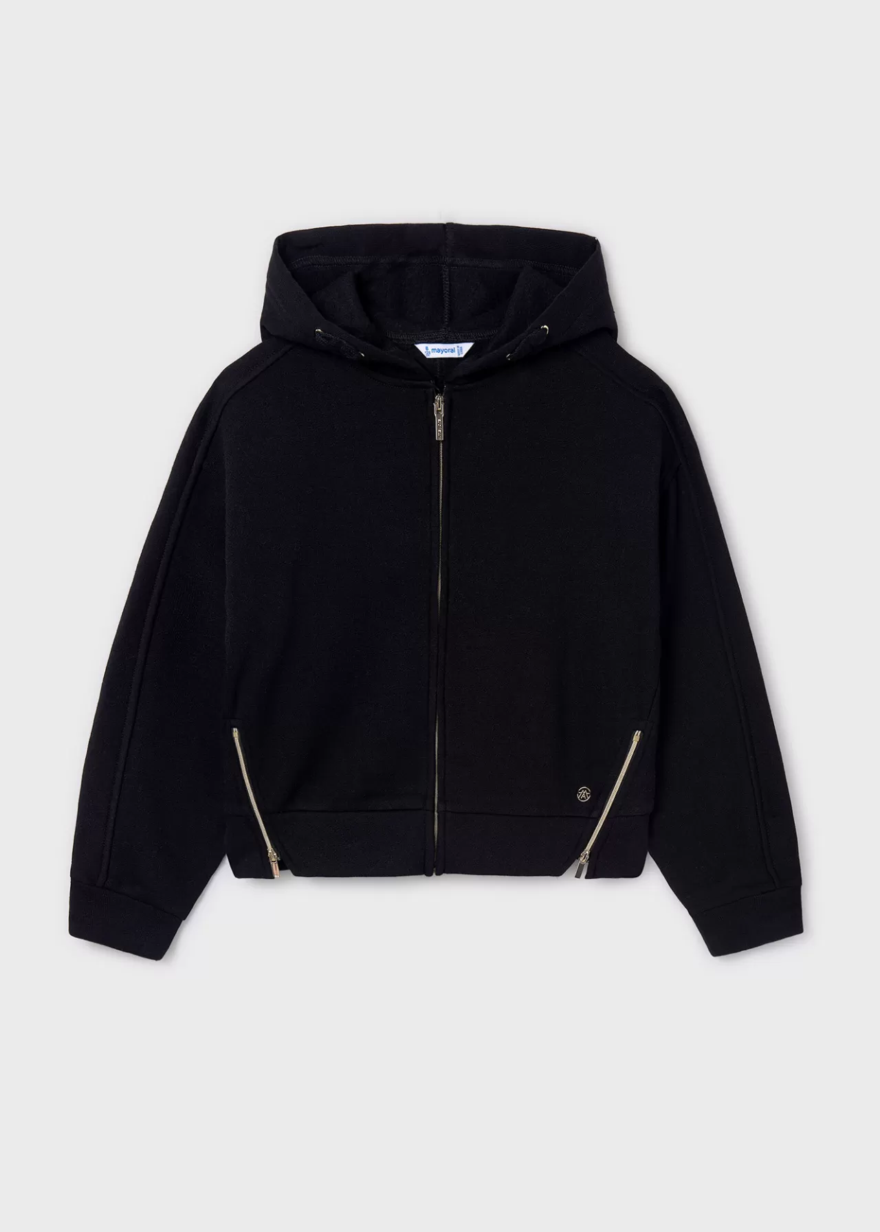 New Mayoral Bluza z suwakami dla dziewczynki Czarny
