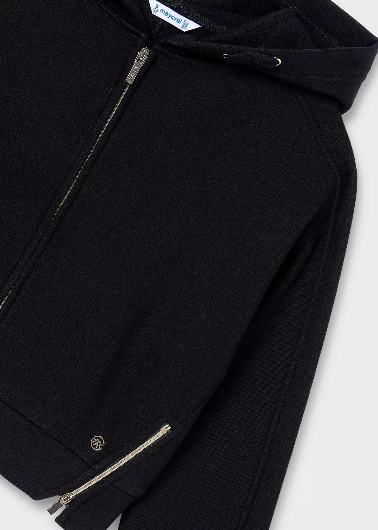 New Mayoral Bluza z suwakami dla dziewczynki Czarny