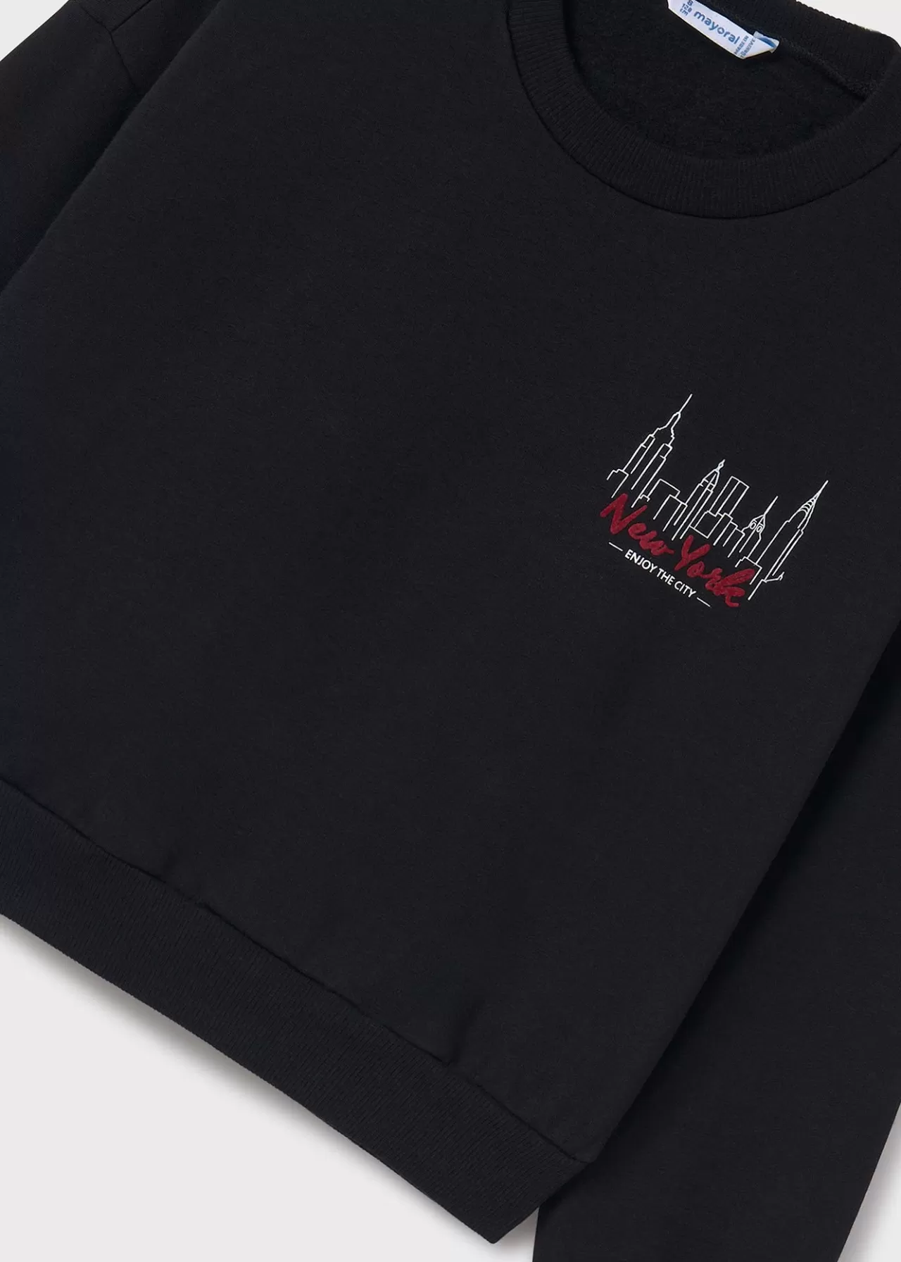 Outlet Mayoral Bluza z szerokim rękawem dla dziewczynki Czarny