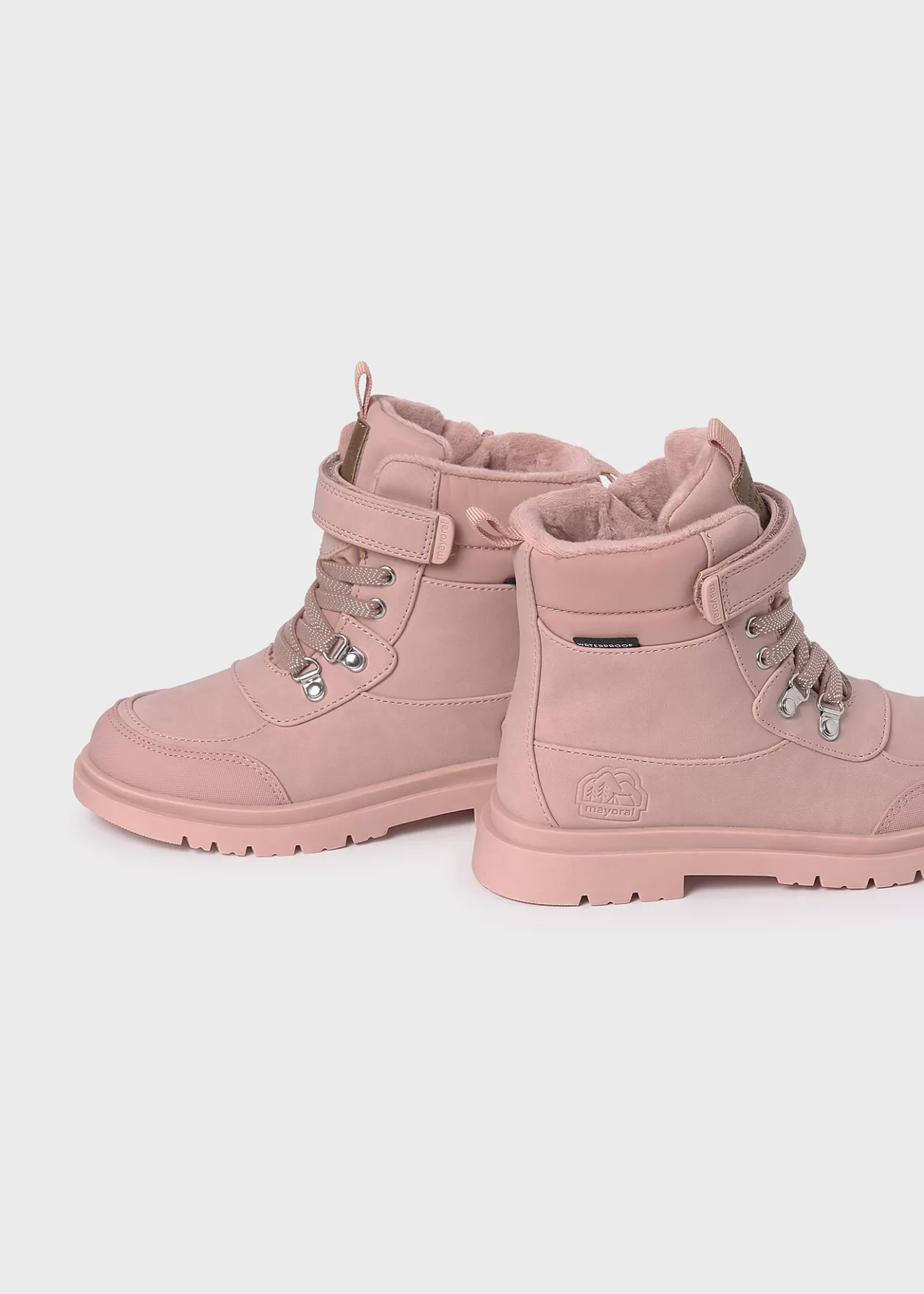 Fashion Mayoral Botki wodoodporne dla chłopca Acidpink