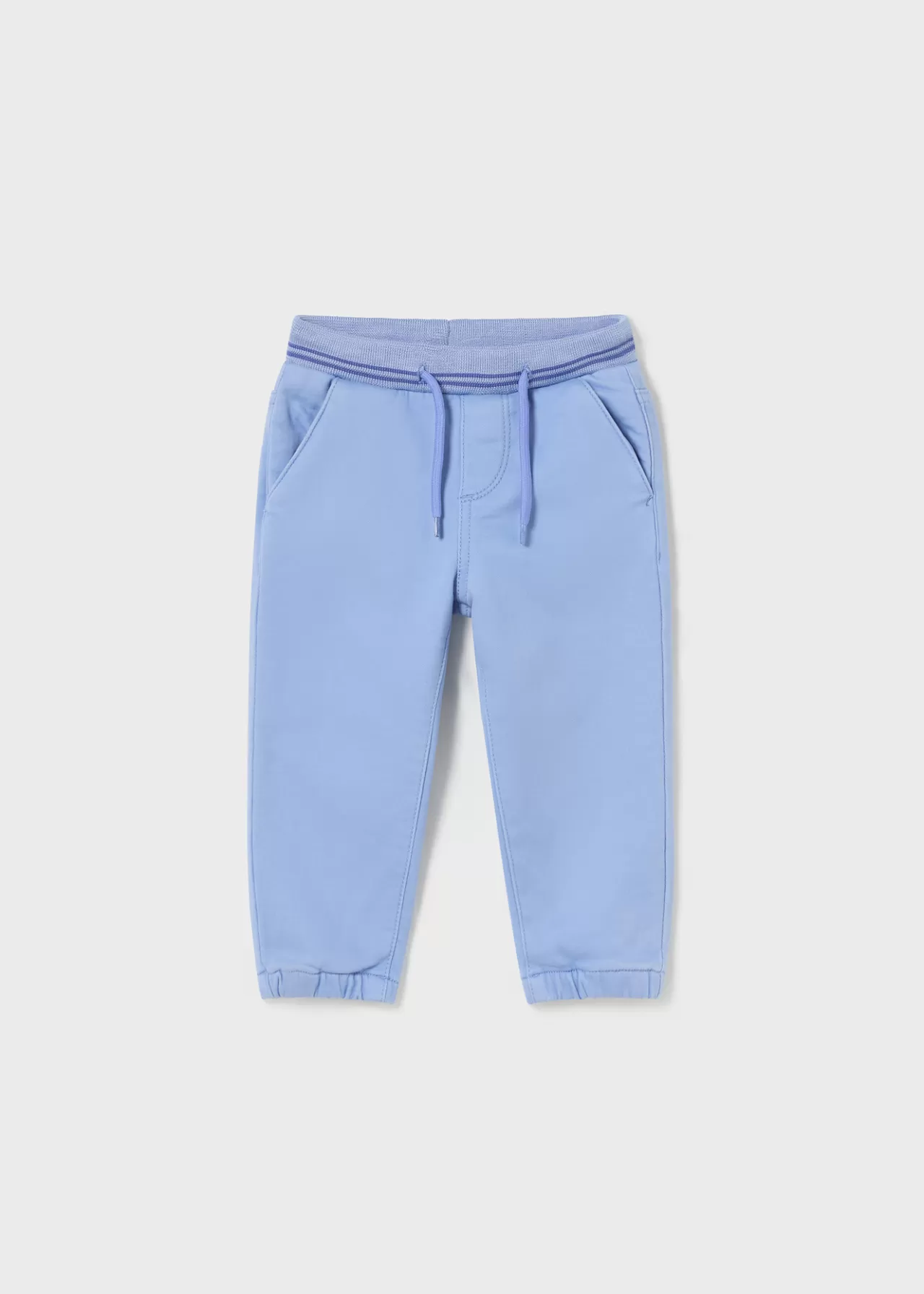 Shop Mayoral Długie spodnie joggery dla niemowlęcia Błękitny