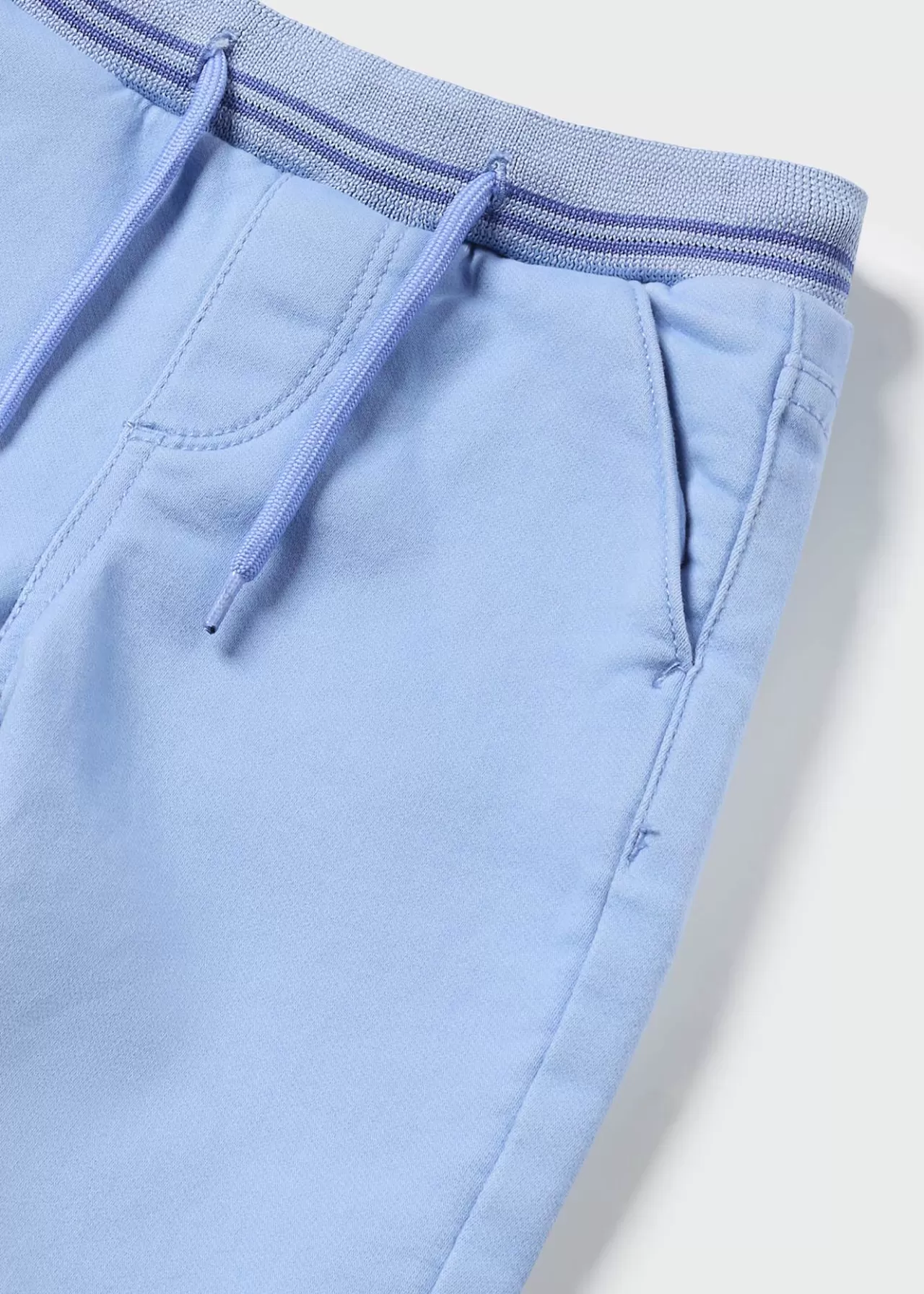 Shop Mayoral Długie spodnie joggery dla niemowlęcia Błękitny