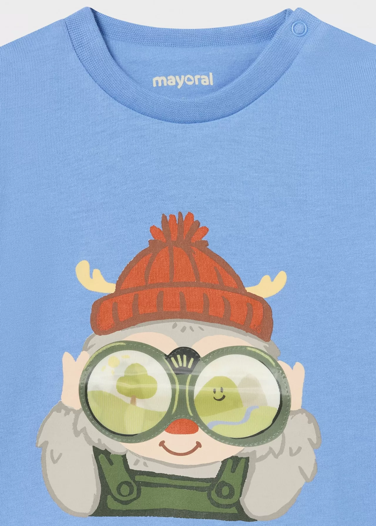 Flash Sale Mayoral Interaktywna koszulka niemowlęca Błękitny