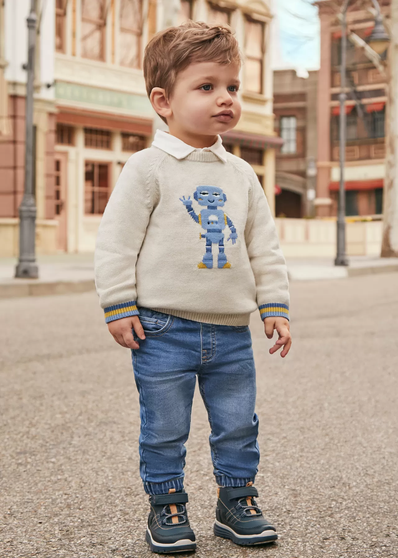 Store Mayoral Joggery niemowlęce Mediumjeans