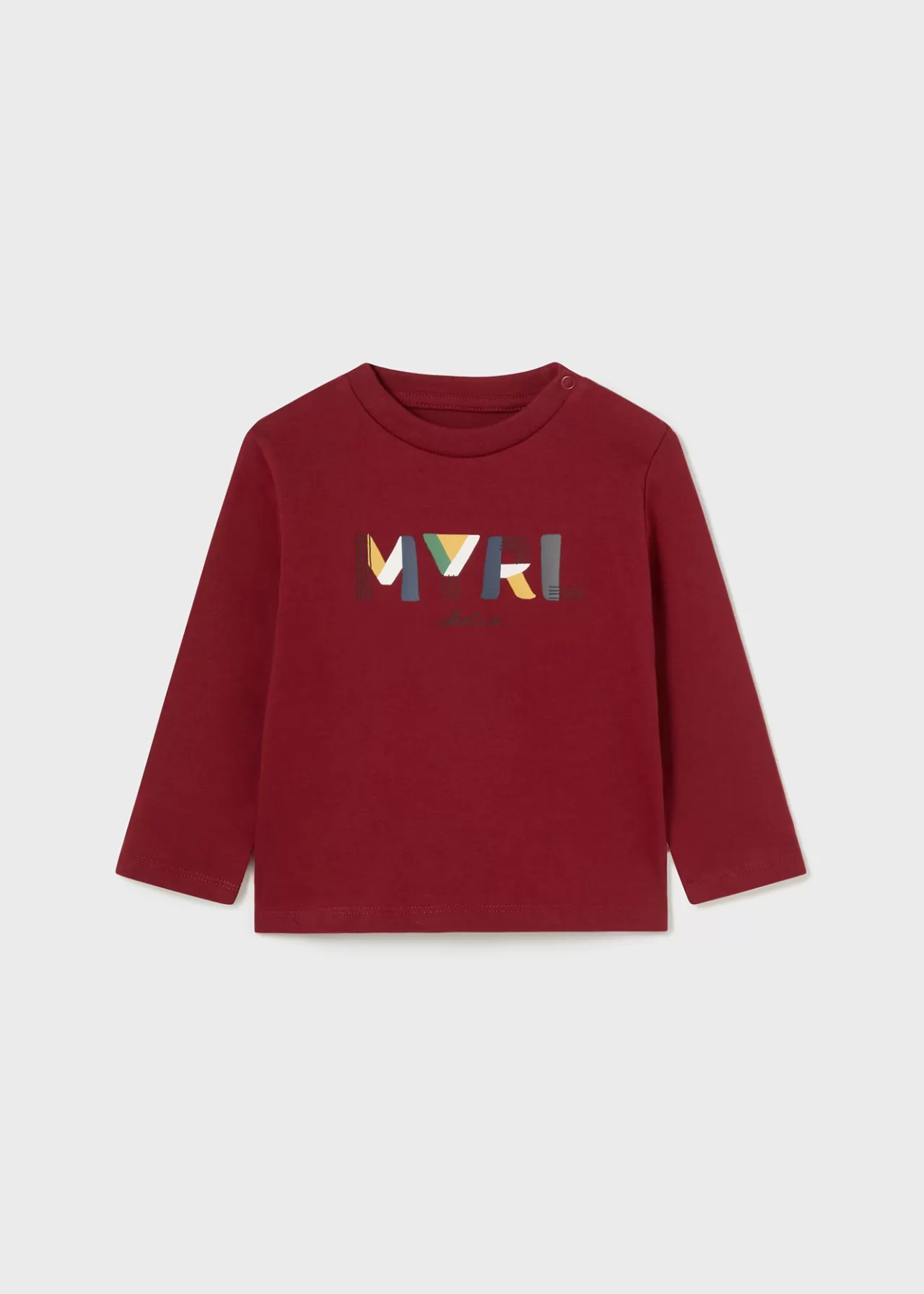 New Mayoral Koszulka basic dla niemowlęcia Wiśniowy