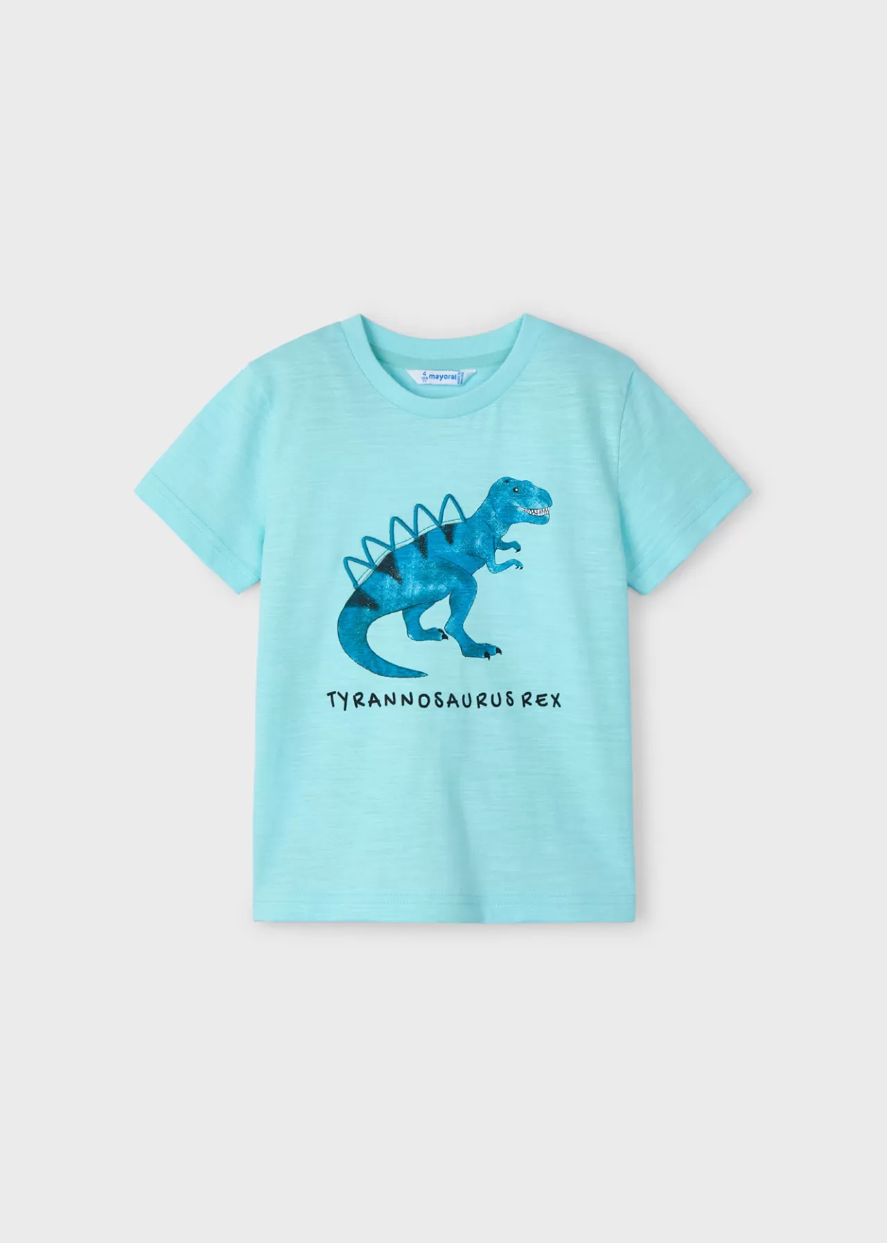 Fashion Mayoral Koszulka T-rex dla chłopca Aqua