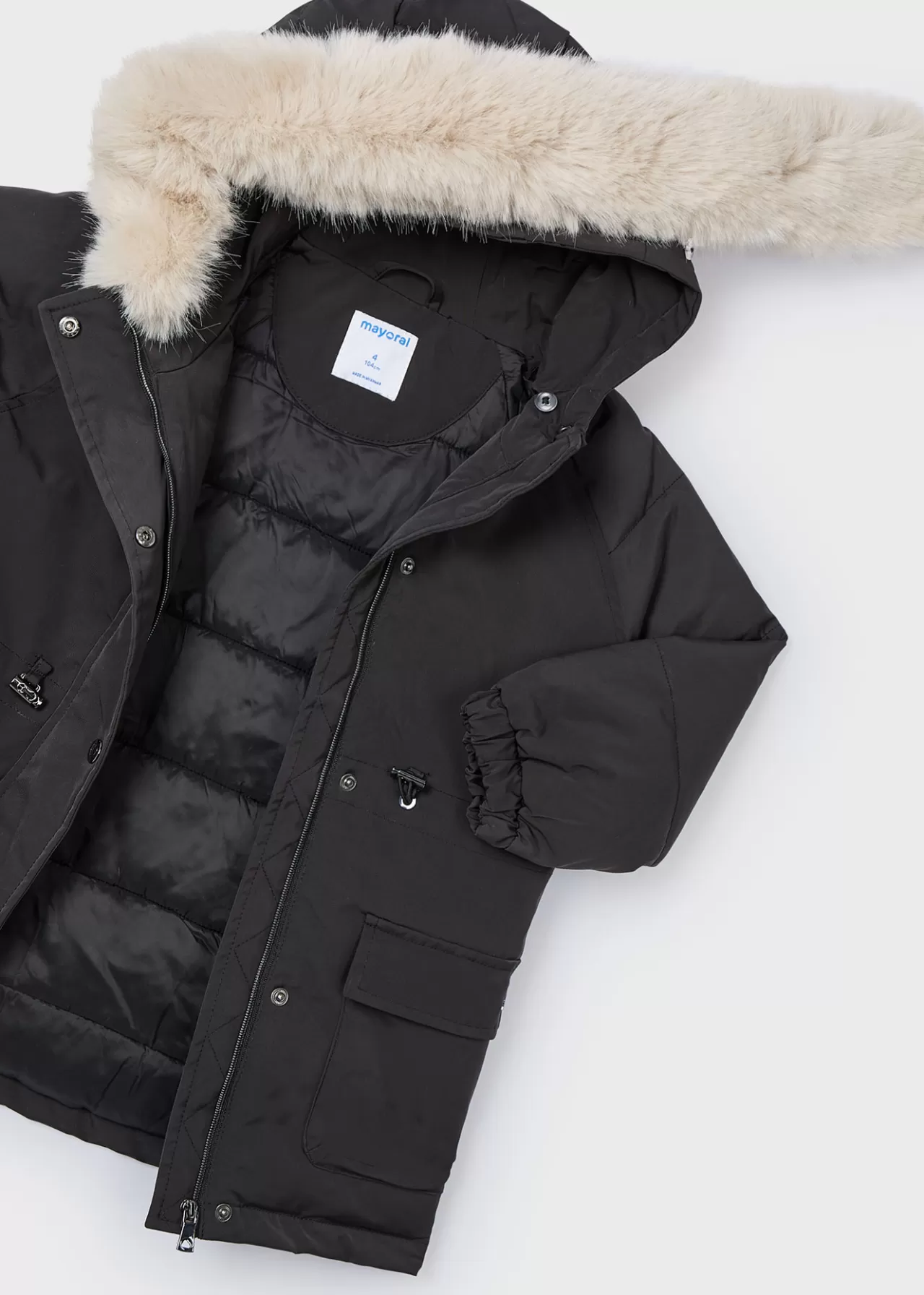 Flash Sale Mayoral Kurtka typu parka dla dziewczynki Czarny