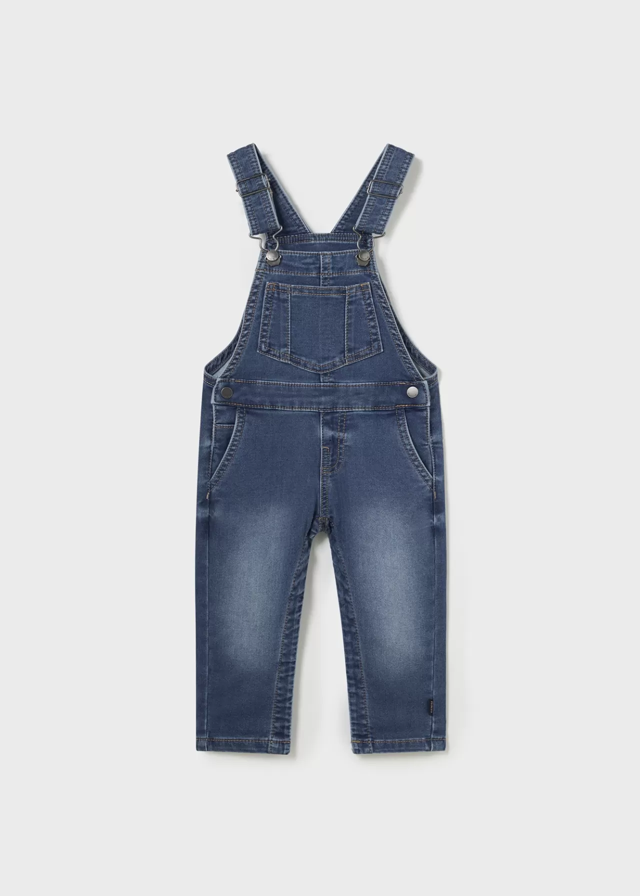 Clearance Mayoral Ogrodniczki długie jeansowe dla niemowlęcia Mediumjeans