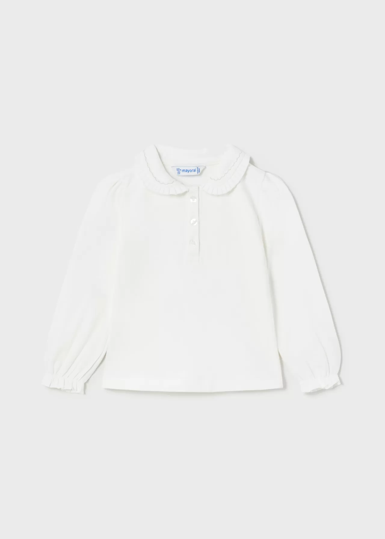 New Mayoral Polo basic dla niemowlęcia Biały