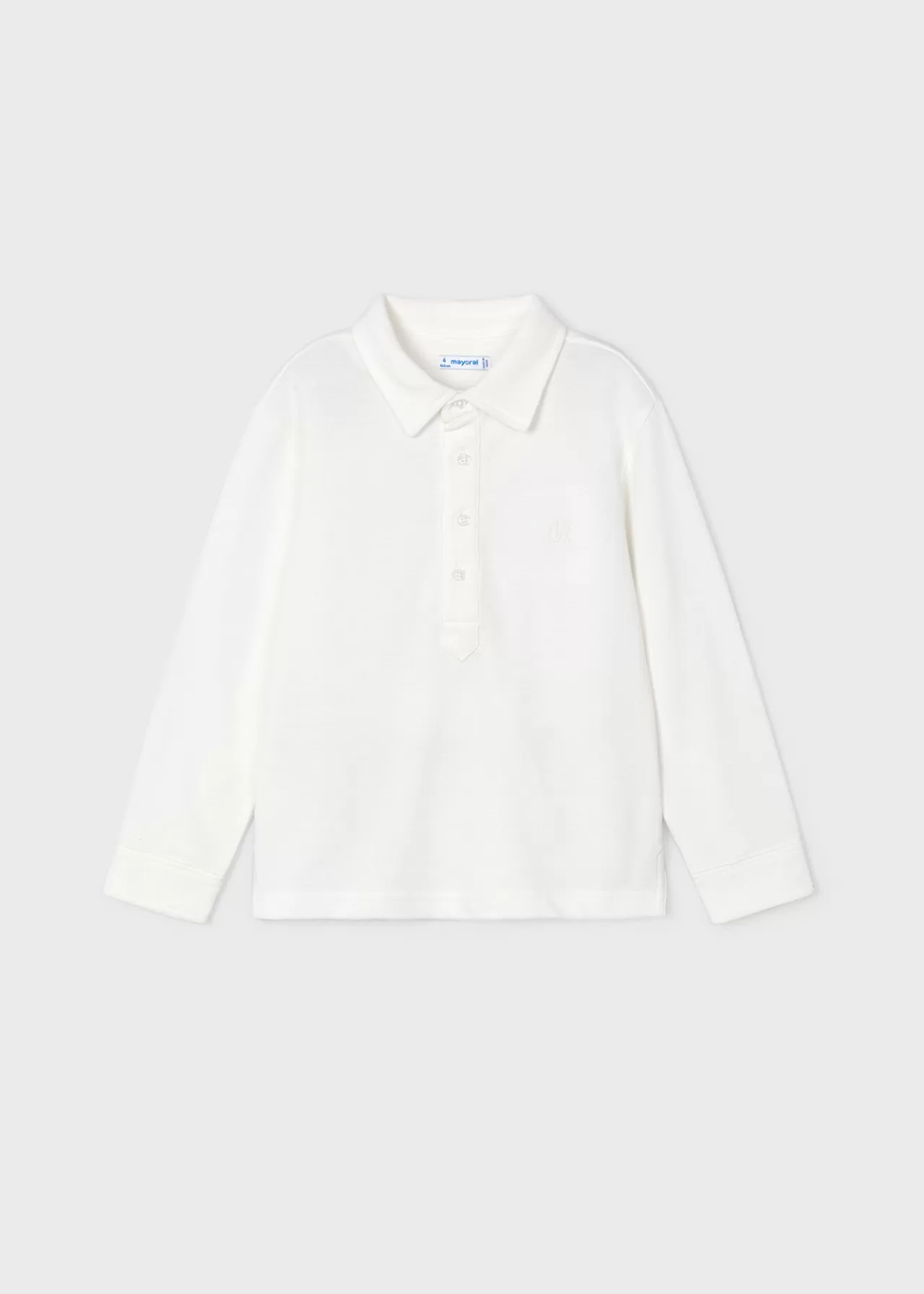 Discount Mayoral Polo z piki dla chłopca Śmietankowy