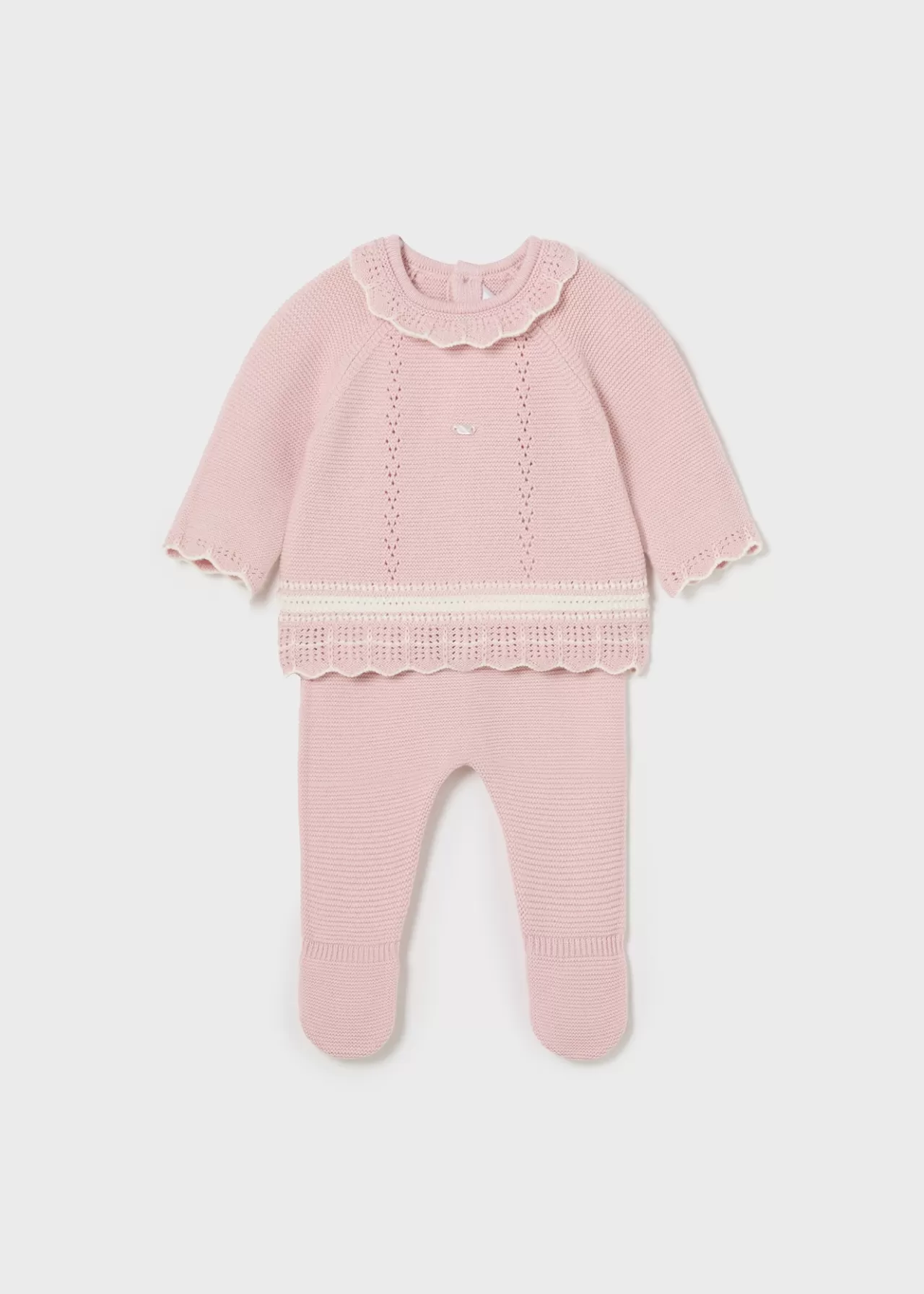 Fashion Mayoral Półśpiochy i trykotowy sweterek dla maluszka RóżBaby