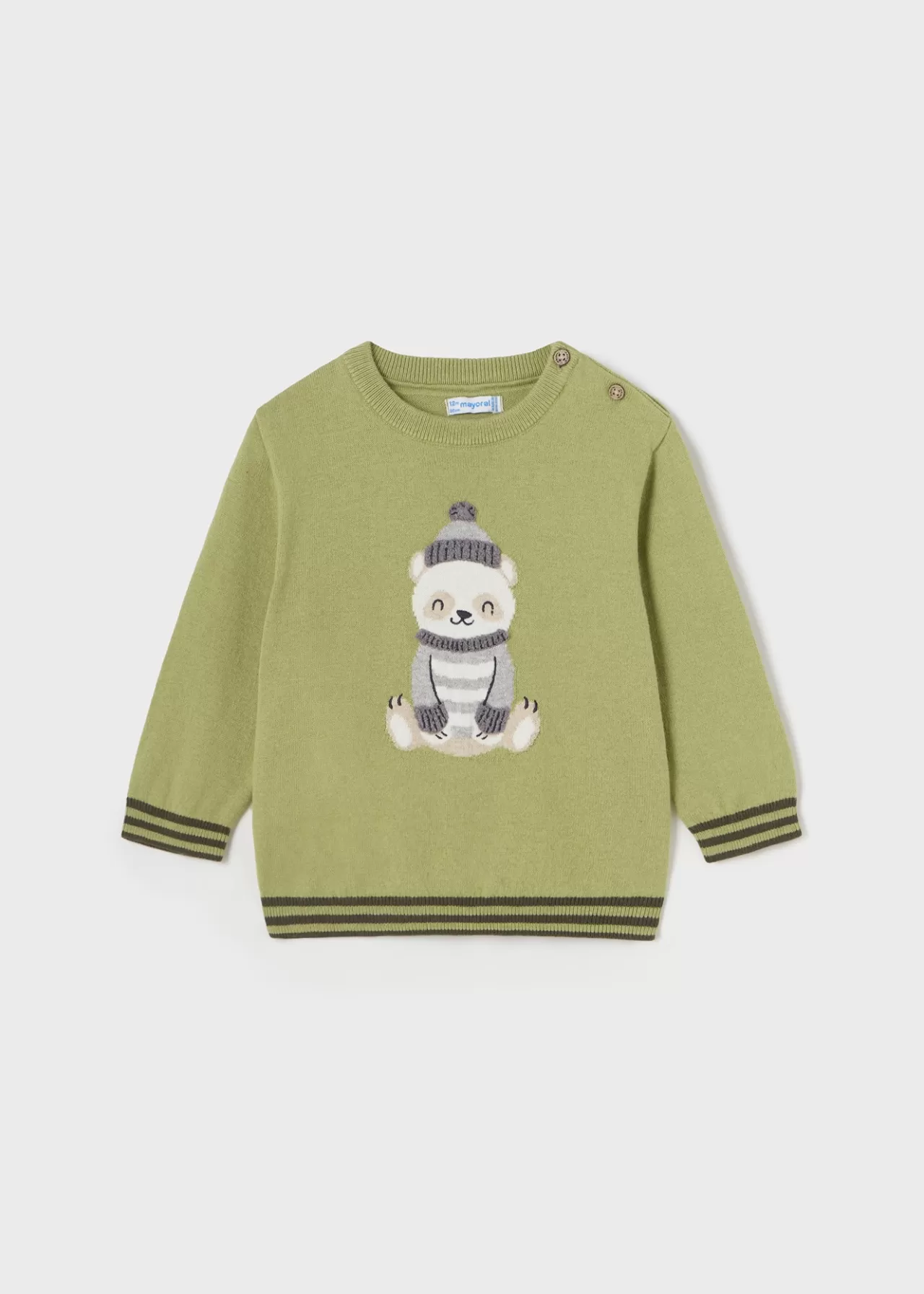 Cheap Mayoral Sweter niemowlęcy z haftem Helecho