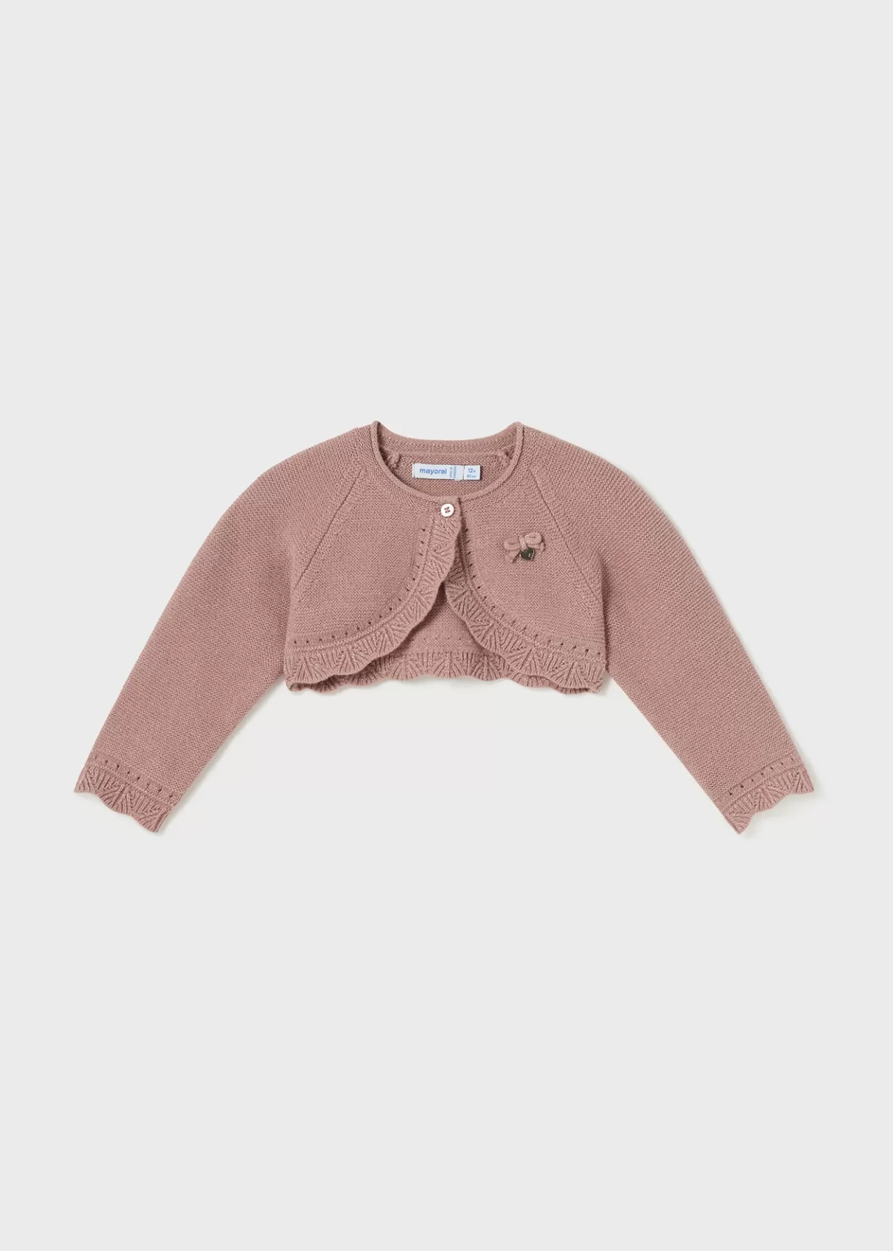 Flash Sale Mayoral Sweterek basic dla niemowlęcia Pudrowy