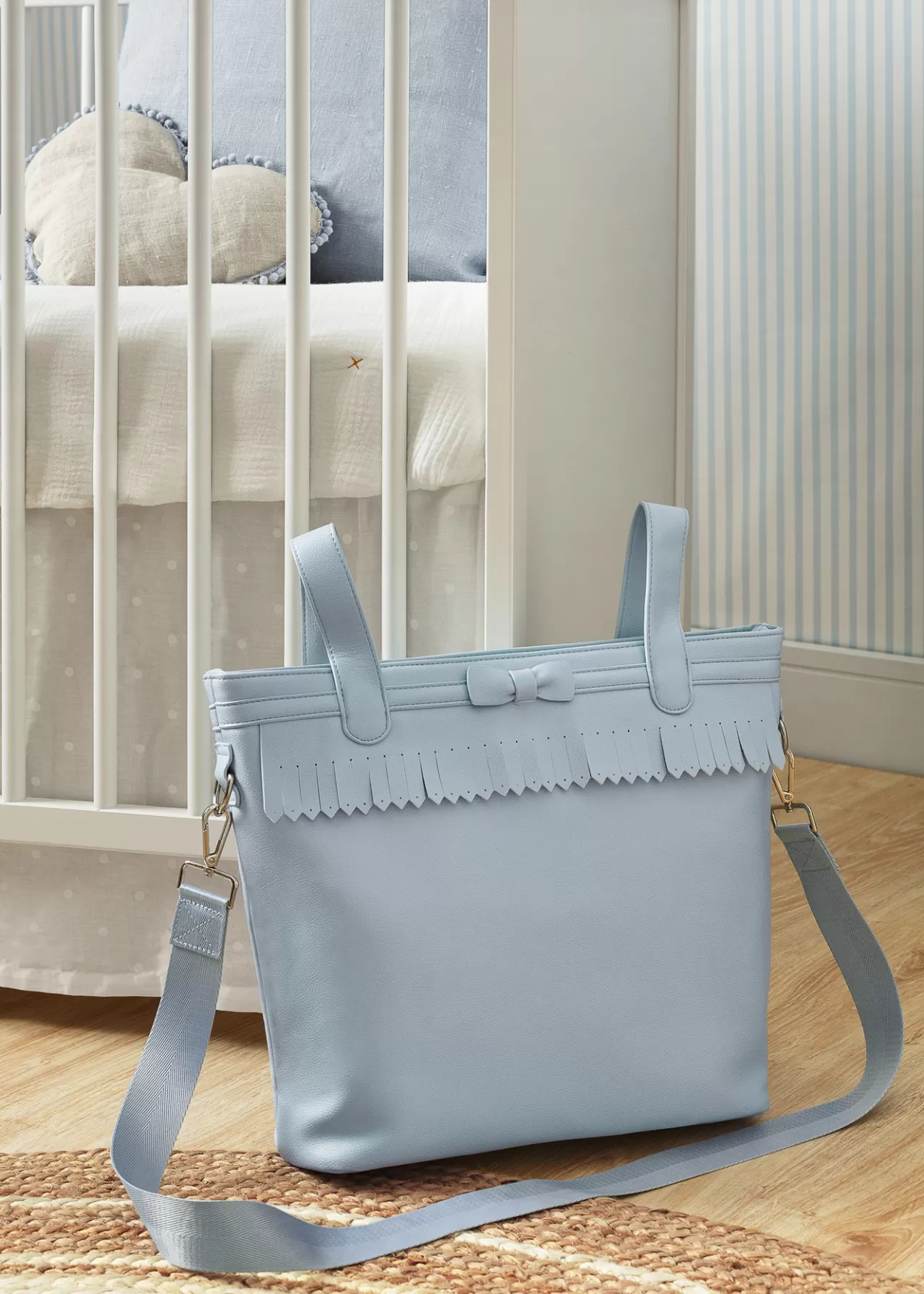 New Mayoral Torba dla mamy z frędzlami Babyblue