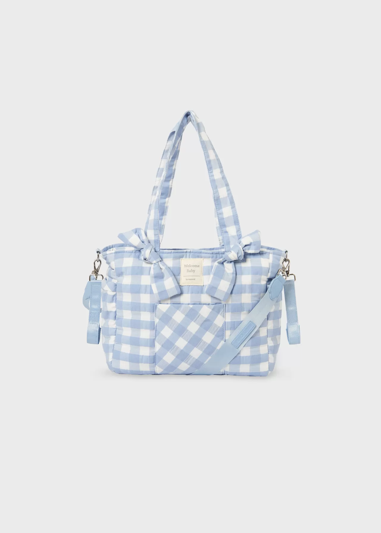 Best Sale Mayoral Torba dla mamy z motywem vichy Stellar