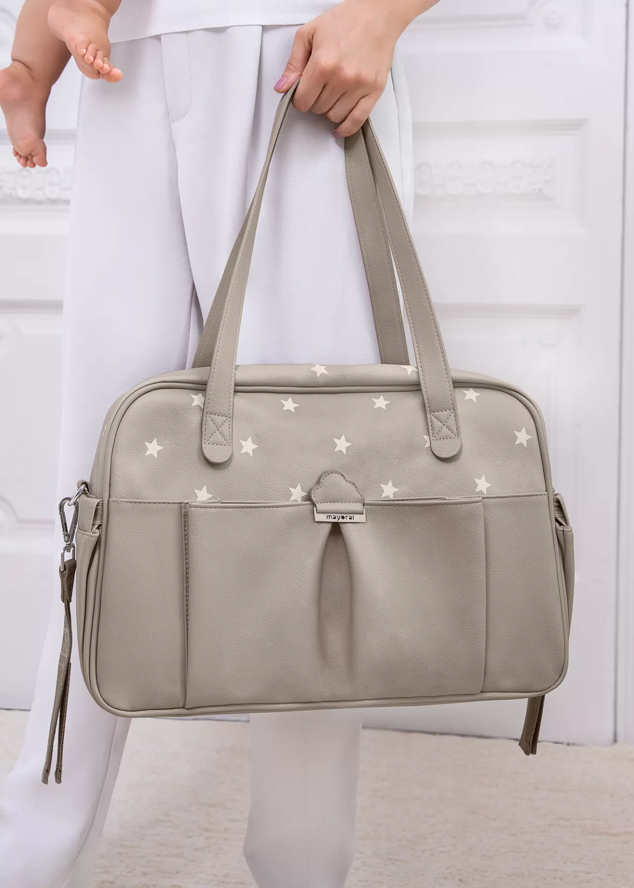 New Mayoral Torba w gwiazdki dla niemowlęcia Taupe